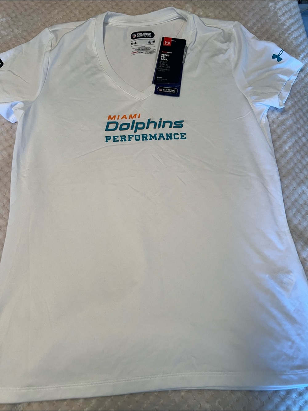 Under Armour Miami Dolphins Women’s V-Neck T-shirt